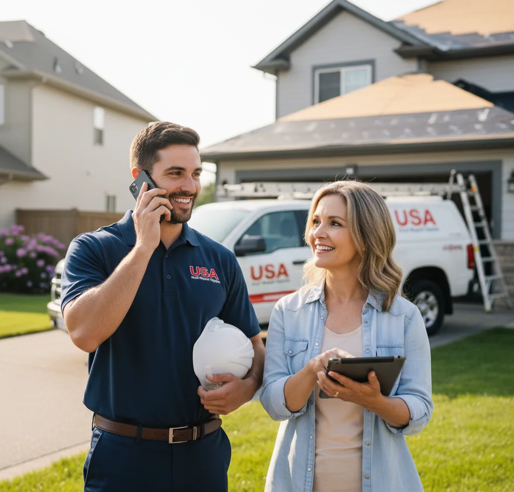USA Roof Repair Experts customer support in Saratoga